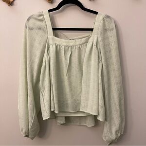 Blu Pepper Light Green Women's Blouse